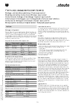 Предварительный просмотр 7 страницы steute RF 96 SDS SW868 Mounting And Wiring Instructions