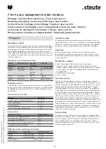 Предварительный просмотр 9 страницы steute RF 96 SDS SW868 Mounting And Wiring Instructions