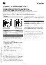 Предварительный просмотр 12 страницы steute RF 96 SDS SW868 Mounting And Wiring Instructions