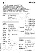 Предварительный просмотр 16 страницы steute RF 96 SDS SW868 Mounting And Wiring Instructions