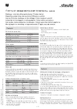 Preview for 4 page of steute RF 96 ST SW868 Vcc extern Mounting And Wiring Instructions