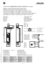 Preview for 9 page of steute RF 96 ST SW868 Vcc extern Mounting And Wiring Instructions