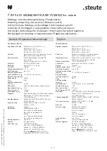 Preview for 10 page of steute RF 96 ST SW868 Vcc extern Mounting And Wiring Instructions