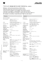 Preview for 11 page of steute RF 96 ST SW868 Vcc extern Mounting And Wiring Instructions