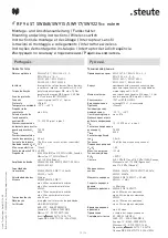 Preview for 12 page of steute RF 96 ST SW868 Vcc extern Mounting And Wiring Instructions