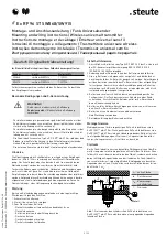 Preview for 2 page of steute RF 96 ST SW868 Mounting And Wiring Instructions