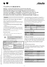 Preview for 7 page of steute RF 96 ST SW868 Mounting And Wiring Instructions