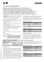 Preview for 10 page of steute RF 96 ST SW868 Mounting And Wiring Instructions