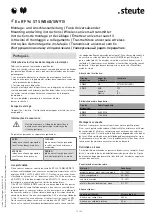 Preview for 13 page of steute RF 96 ST SW868 Mounting And Wiring Instructions