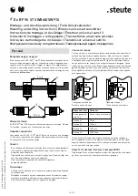 Preview for 18 page of steute RF 96 ST SW868 Mounting And Wiring Instructions