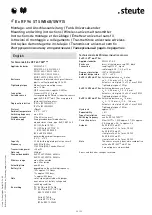 Preview for 22 page of steute RF 96 ST SW868 Mounting And Wiring Instructions