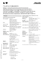 Preview for 23 page of steute RF 96 ST SW868 Mounting And Wiring Instructions