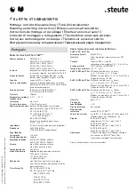 Preview for 25 page of steute RF 96 ST SW868 Mounting And Wiring Instructions