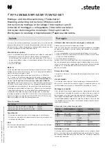 Preview for 6 page of steute RF 96 SW868-NET Mounting And Wiring Instructions