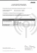 Preview for 14 page of steute RF 96 SW868-NET Mounting And Wiring Instructions