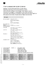 Предварительный просмотр 13 страницы steute RF 96 SW868 Mounting And Wiring Instructions