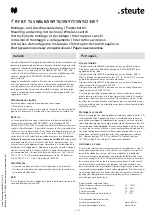 Preview for 5 page of steute RF BF 74 SW868-NET Mounting And Wiring Instructions