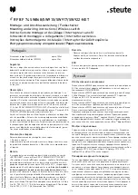 Preview for 6 page of steute RF BF 74 SW868-NET Mounting And Wiring Instructions
