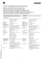 Preview for 9 page of steute RF BF 74 SW868-NET Mounting And Wiring Instructions