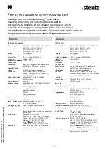 Preview for 10 page of steute RF BF 74 SW868-NET Mounting And Wiring Instructions