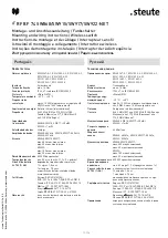 Preview for 11 page of steute RF BF 74 SW868-NET Mounting And Wiring Instructions