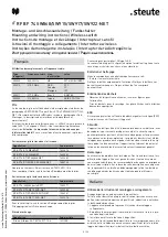 Preview for 5 page of steute RF BF 74 SW868 Mounting And Wiring Instructions