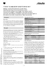 Preview for 9 page of steute RF BF 74 SW868 Mounting And Wiring Instructions