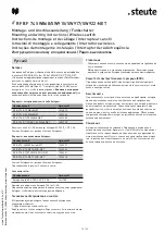Preview for 10 page of steute RF BF 74 SW868 Mounting And Wiring Instructions