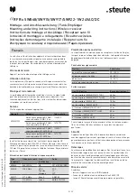 Предварительный просмотр 5 страницы steute RF GFSI SW868 Mounting And Wiring Instructions