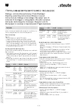 Предварительный просмотр 8 страницы steute RF GFSI SW868 Mounting And Wiring Instructions