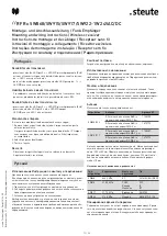 Предварительный просмотр 11 страницы steute RF GFSI SW868 Mounting And Wiring Instructions