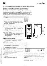 Предварительный просмотр 13 страницы steute RF GFSI SW868 Mounting And Wiring Instructions