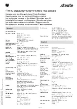 Предварительный просмотр 14 страницы steute RF GFSI SW868 Mounting And Wiring Instructions