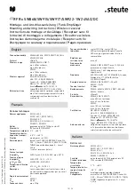 Предварительный просмотр 15 страницы steute RF GFSI SW868 Mounting And Wiring Instructions