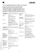 Предварительный просмотр 17 страницы steute RF GFSI SW868 Mounting And Wiring Instructions