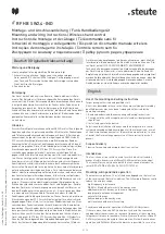 Preview for 2 page of steute RF HB SW2.4-IND Mounting And Wiring Instructions