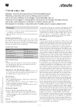 Preview for 8 page of steute RF HB SW2.4-IND Mounting And Wiring Instructions