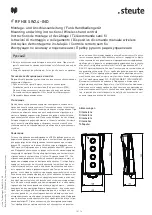 Preview for 10 page of steute RF HB SW2.4-IND Mounting And Wiring Instructions