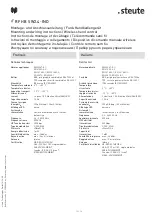 Preview for 12 page of steute RF HB SW2.4-IND Mounting And Wiring Instructions