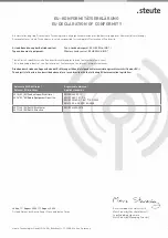 Preview for 14 page of steute RF HB SW2.4-IND Mounting And Wiring Instructions