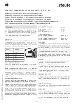 Preview for 5 page of steute RF I/O SW868-4E-2,2Ah Mounting And Wiring Instructions