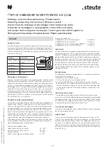 Preview for 7 page of steute RF I/O SW868-4E-2,2Ah Mounting And Wiring Instructions