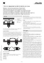 Preview for 8 page of steute RF I/O SW868-4E-2,2Ah Mounting And Wiring Instructions