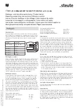 Preview for 9 page of steute RF I/O SW868-4E-2,2Ah Mounting And Wiring Instructions