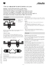 Preview for 10 page of steute RF I/O SW868-4E-2,2Ah Mounting And Wiring Instructions