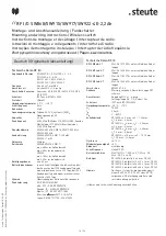 Preview for 14 page of steute RF I/O SW868-4E-2,2Ah Mounting And Wiring Instructions