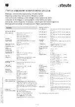 Preview for 17 page of steute RF I/O SW868-4E-2,2Ah Mounting And Wiring Instructions