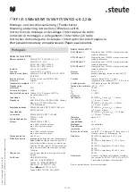 Preview for 18 page of steute RF I/O SW868-4E-2,2Ah Mounting And Wiring Instructions