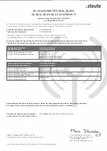 Preview for 22 page of steute RF I/O SW868-4E-2,2Ah Mounting And Wiring Instructions