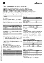 Preview for 3 page of steute RF I/O SW868-NET Mounting And Wiring Instructions